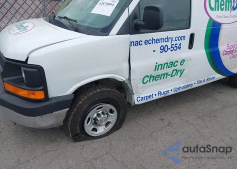 2013 Chevrolet Express 2500 Work Van из США, поврежденный, VIN 1GCWGFCA0D1116537